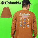 送料無料 コロンビア 長袖Tシャツ Columbia メンズ レディース Lost Brook LS Graphic Tee オーバーサイズ バックプリント U...