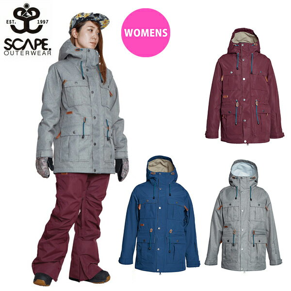 ■商品コメント &nbsp; SCAPE(エスケープ) ATRAS JACKET(アトラスジャケット) ポケットが多く収納力の高いマウンテンジャケット ハイスペックなスノーボードウェア サイズ 着丈　1/2胸囲 1/2裾囲 袖丈 S7353.55562 M755556.563.5 L7756.55865 &nbsp; ■商品詳細 &nbsp; ■ブランド SCAPE(エスケープ) ■商品名 ATRAS JACKET ■品番 71120313 ■材質 water proof 10000mm BREATHABLE 8000g/m2/24hr ■サイズ サイズ 着丈　1/2胸囲 1/2裾囲 袖丈 S7353.55562 M755556.563.5 L7756.55865 &nbsp; ■商品カラーにつきまして &nbsp; 可能な限り商品色に近い画像を選んでおりますが、閲覧環 境等により画像の色目が若干異なる場合もございますので、その旨をご理解 さ れた上でご購入ください。 &nbsp; メーカー希望小売価格はメーカー商品タグに基づいて掲載しています