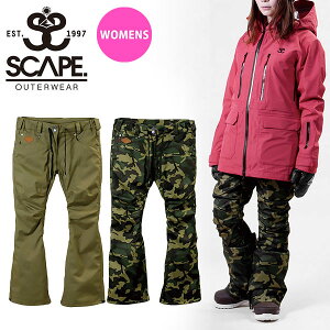 Mサイズ のみ 50%off 半額 送料無料 スノーボードウェア SCAPE エスケープ ARES PANTS レディース パンツ スノボ スノーボード スノーウェア ボトムス アレスパンツ
