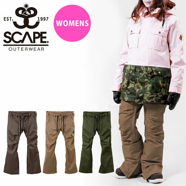 50%off 半額 送料無料 スノーボードウェア SCAPE エスケープ CELES PANTS レディース パンツ スノボ スノーボード スノーウェア ボトムス セレスパンツ スリムフィット