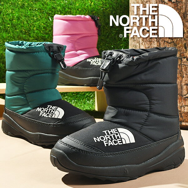 楽天スノボー＆アウトドアのエレスポ2送料無料 ノースフェイス 子供 キッズ ヌプシ ブーツ THE NORTH FACE K Nuptse Bootie 7 ヌプシブーティー 7 ウィンターブーツ 保温 スノトレ NFJ52288 2023秋冬新色 23％off