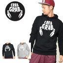 半額以上 得割55 送料無料 Sサイズ のみ 長袖 パーカー クラブグラブ CRAB GRAB CLASSIC PULLOVER HOOD パーカ フーディ メ...