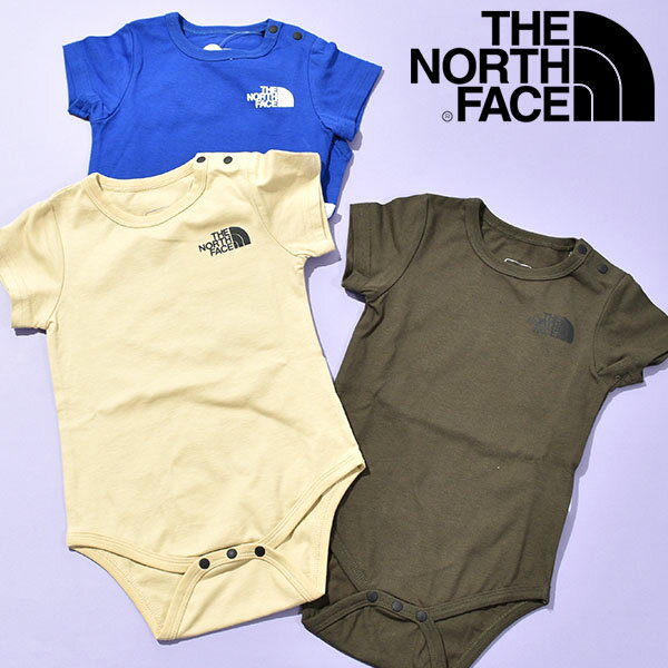 ゆうパケット発送！送料無料 ノースフェイス 半袖 ロンパース ベビー キッズ THE NORTH FACE B S/S Cotton Rompers カバーオール ショートスリーブ コットン ロンパース 2022春夏新作 NTB12203