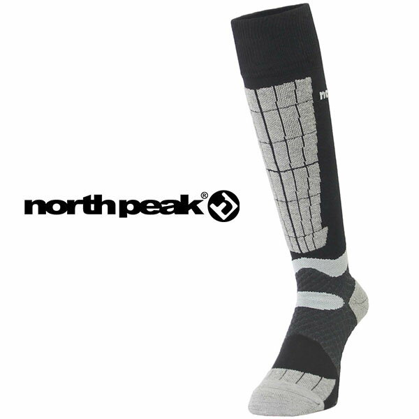 north peak ノースピーク ソックス スノーボード スキー スノボ 靴下 抗菌防臭 吸汗速乾 サポート力 保温性 防寒 サーモライト MP-785 10%off