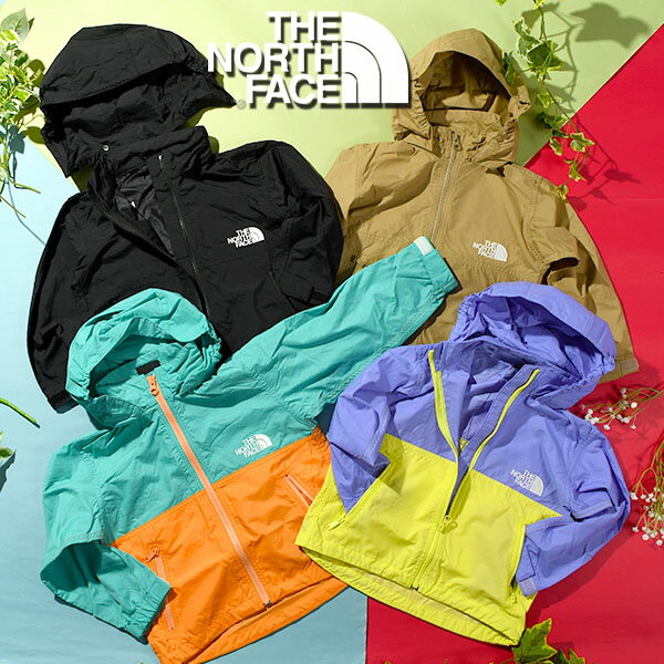 楽天スノボー＆アウトドアのエレスポ2送料無料 ノースフェイス キッズ ナイロン ジャケット THE NORTH FACE COMPACT JACKET コンパクト ジャケット 子供 軽量 シェル マウンテン 2024春新色 NPJ72310