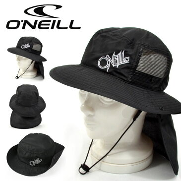 30%off オニール サーフハット ONEILL キッズ ジュニア 子供 6歳-12歳 ビーチハット サーフィン ロゴ 無地 あご紐付き ドローコード 帽子 ハット アウトドア マリンスポーツ プール 海水浴 水遊び 669900 【あす楽対応】