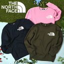 送料無料 ノースフェイス キッズ 裏起毛 スウェット トレーナー 子供 THE NORTH FACE Frontview Crew フロントビュークルー NTJ62262 2023秋冬新色