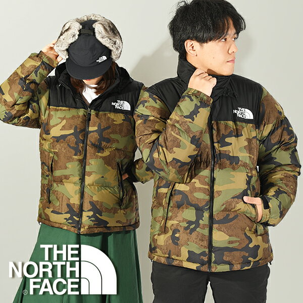 Lサイズ 送料無料 ノースフェイス 迷彩 ダウン ジャケット メンズ レディース THE NORTH FACE Novelty Nuptse Jacket ノベルティ ヌプシ ジャケット アウトドア カモフラージュ ND92336 22 off