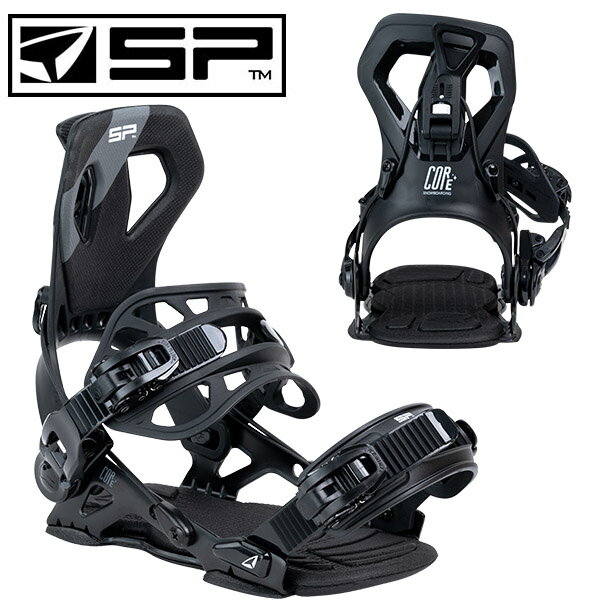 送料無料 SP UNITED エスピー ユナイテッド CORE (MULTIENTRY) コア マルチエントリー ブラック ビンディング バインディング メンズ レディース スノーボード スノボ BINDING 日本正規品 2024-2025冬新作 24-25