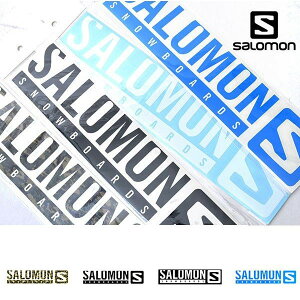 ゆうパケット対応可能！ SALOMON サロモン STICKERS ステッカー スノーボード Lサイズ 34cm 7.2cm ロゴ LOGO カッティング シート シール スノボ 国内正規品