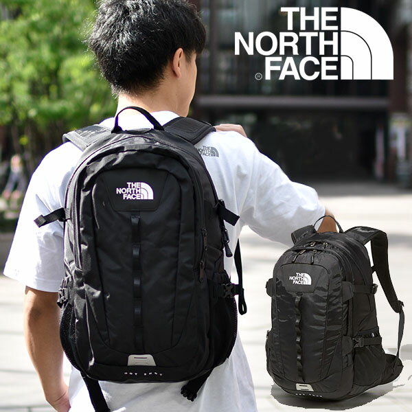 送料無料 ノースフェイス リュックサック メンズ レディース THE NORTH FACE Hot Shot ホットショット アウトドア ザック ブラック 27L NM72302