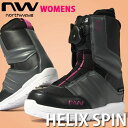 40%off 送料無料 スノーブーツ NORTHWAVE ノースウェーブ レディース HELIX SPIN ヘリックス スピン スノーボードブーツ SNOWBO...