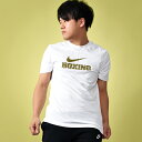 ゆうパケット対応可能！ 現品限り 半額 50%off ナイキ ボクシング トレーニングTシャツ メンズ NIKE 半袖Tシャツ ホワイト 白 BOXING 練習着 561416