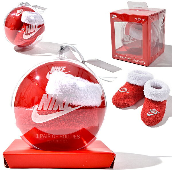 送料無料 BOX入り ナイキ ベビー ギフトセット 靴下 NIKE HANGING 子供 キッズ 赤ちゃん NIKE CHRISTMAS BOOTIE ORNAMENT ハンディング ブーティー オーナメント ソックス 赤ちゃん 出産祝い ベビーシャワー かわいい おしゃれ レッド NN0597