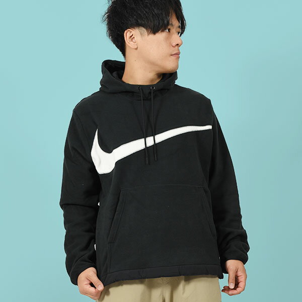 ナイキ パーカー レディース 現品のみ 40%OFF 送料無料 ナイキ スウェット パーカー メンズ レディース NIKE クラブ+ フリース WNTR PO L/S フーディ トレーナー スウッシュ ロゴ 起毛フリース ブラック 黒 dq4897