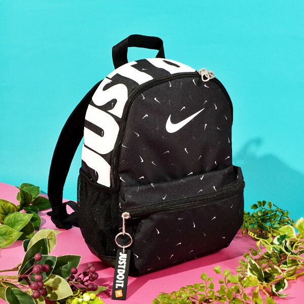 ナイキ リュックサック キッズ NIKE YTH ブラジリア JDI ミニ バックパック 11L ジュニア 子供 リュック バッグ カバン ロゴ 遠足 通学 ブラック fb2822 2023秋新作