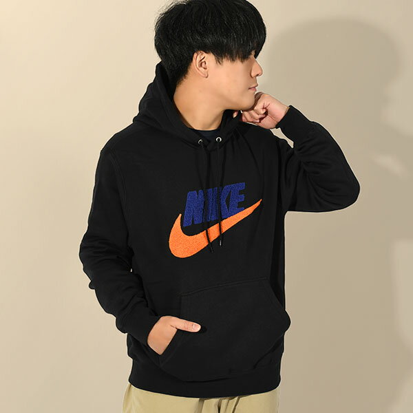 ナイキ パーカー メンズ 送料無料 ナイキ パーカー メンズ レディース NIKE クラブ BB CHNL FTRA プルオーバー L/S フーディ スウェット ロゴ トレーナー 長袖 ブラック fn3105 2024春新作