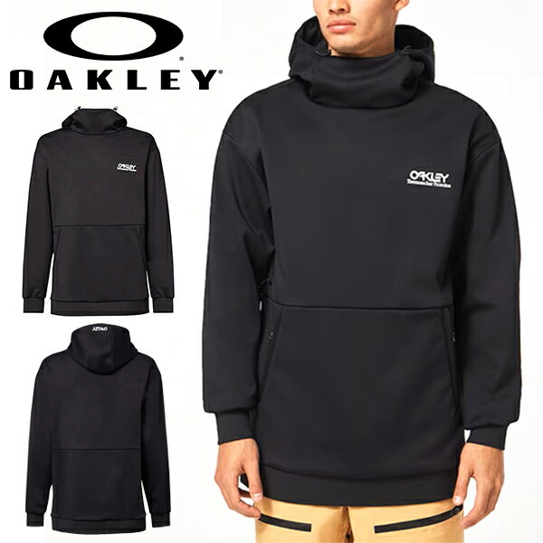 33%off 送料無料 パーカー メンズ オークリー OAKLEY プルオーバー フーディ ソフトシェル 撥水 スノーボード スノボ スキー FOA403420 2023-2024冬