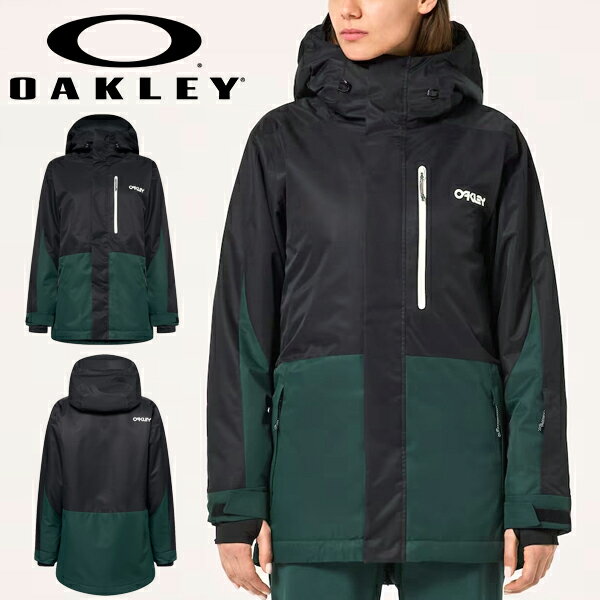 ■商品コメント &nbsp; 【日本正規代理店品】 OAKLEY WMNS TNP TBT INSULATED JACKET FOA500472 オークリー インサレーション ジャケット レディース 女性 婦人 ウィメンズ 大きいサイズ ブラック グリーン 耐水圧、透湿性ともに10,000（mm,g/m2/24h）のフィルムを採用したインサレーションジャケット。インサレーションを60g 採用。シームテープを施し、肘は立体裁断で作られ動きやすく高いパフォーマンスをサポート。脇にファスナー付きメッ シュベンチレーション。ドローコードで調節可能なヘルメット対応フード。止水ファスナーを採用した胸ポケット、サイド ポケット、袖にパスポケット。パウダースカートはパンツと結合可能。ストレッチ性に優れたリストゲーター、内側にメディ アポケット、ゴーグルポケット付き。（防水/高通気/リサイクル） ※こちらの商品はUSモデルになります。 一般的な日本規格のMサイズをお求めの場合は、Sサイズのご購入をオススメします。 スノーボード スキー スノボ スノーウェア SNOWBOARD SKI 雪山 バックカントリー ■カラー 9UD Black/HunterGreen ■材質 リサイクルポリエステル57％、ポリエステル43％ &nbsp; ■商品カラーにつきまして &nbsp; 可能な限り商品色に近い画像を選んでおりますが、 閲覧環境等により画像の色目が若干異なる場合もございますので、 その旨をご理解された上でご購入ください。 &nbsp; メーカー希望小売価格はメーカー商品タグに基づいて掲載しています