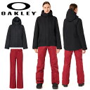 40%off 送料無料 スノーボードウェア レディース セットアップ オークリー OAKLEY ジャケット パンツ 上下セット 上下組 スノーボード スキー ス...