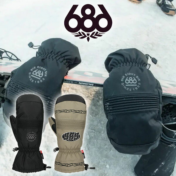 送料無料 手袋 686 SIX EIGHT SIX シックスエイトシックス Lander Mitt メンズ ミトン スノーグローブ ..