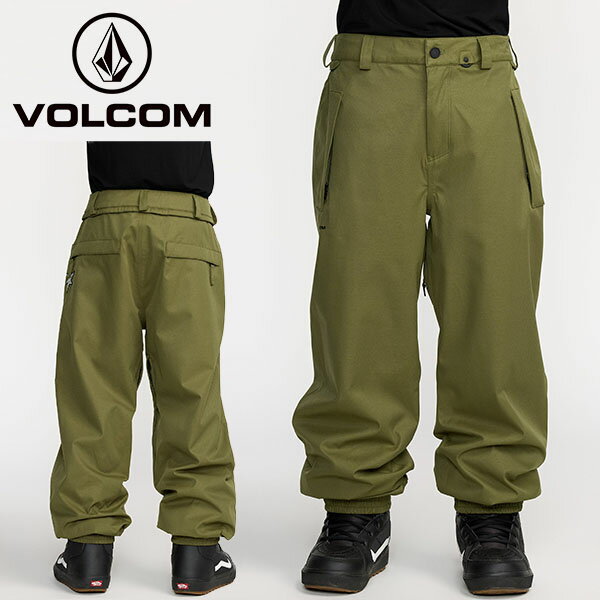 送料無料 スノーボードウェア VOLCOM ボルコム ARTHUR 20K PANT DARK OLIVE メンズ パンツ スノボ スノ..