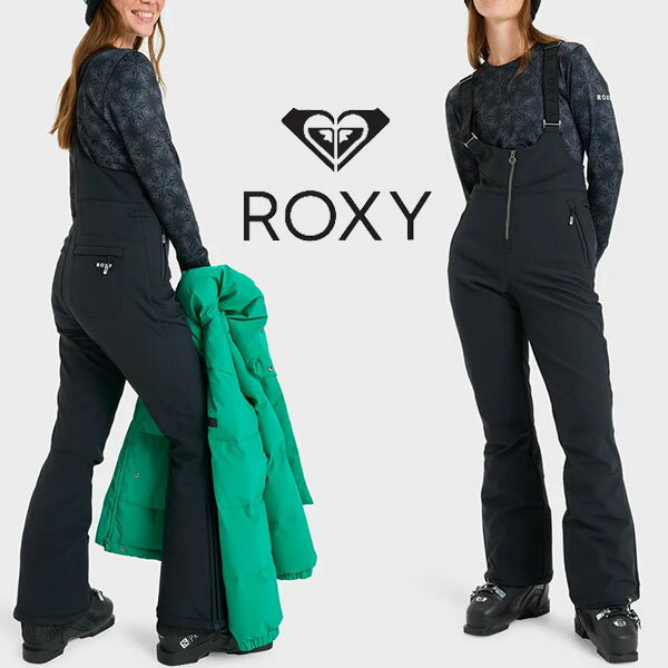 送料無料 スノーウェア ROXY ロキシー レディース SUMMIT BIB PANT ビブパンツ ボトムス スノーボード スノボ スキー スノー ウェア ビブ パンツ ERJTP03291 2025-2026冬新作 25-26 25/26 10%off