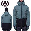 30 off 送料無料 3WAY スノーボードウェア 686 SIX EIGHT SIX シックスエイトシックス オリーブ系 ブラック SMARTY 3-IN-1 FORM JACKET メンズ ジャケット スノボ スノーボード スノーウェア M2W112 2023-2024冬新作 大きいサイズ