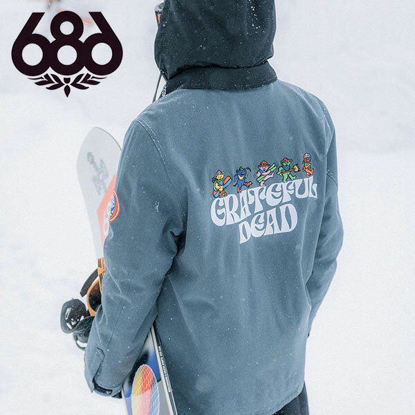 ■商品コメント &nbsp; 686 SIX EIGHT SIX(シックスエイトシックス) DEAD JACKET ヒッピー/サイケデリック文化を代表する「GRATEFUL DEAD」とのコラボレーションジャケットで、 インディゴデニム生地をボディベースにグレイトフルデッドのアイコニックなダンシングベアやスカルワッペン、 刺繍を散りばめたヴィンテージデザイン。充分な耐水圧、透湿性もしっかりと持ち、 ゲレンデでしっかりと楽しめるアピール度抜群なアイテムです。 【サイズ】適応身長、着丈、胸囲、身幅、袖丈 【M】162-171、78-80、96-104、56-58、84-87 【L】168-178、80-82、100-108、58-60、86-89 【XL】175-184、82-84、104-112、60-62、88-91 【XXL】181-191、84-86、109-117、62-64、90-93 M2W118 &nbsp; ■商品詳細 &nbsp; ■ブランド 686 SIX EIGHT SIX(シックスエイトシックス) ■商品名 DEAD JACKET ■品番 M2W118 &nbsp; ■商品カラーにつきまして &nbsp; 可能な限り商品色に近い画像を選んでおりますが、閲覧環 境等により画像の色目が若干異なる場合もございますので、その旨をご理解 さ れた上でご購入ください。 &nbsp; メーカー希望小売価格はメーカー商品タグに基づいて掲載しています