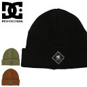 ゆうパケット対応可能！ ニット帽 DC Shoes ディーシー シューズ LABEL BEANIE メンズ 折り返し タグ付き ビーニー 帽子 ニットキャップ スケートボード スケボー スノーボード スノボ スキー ディーシー シュー 25%off