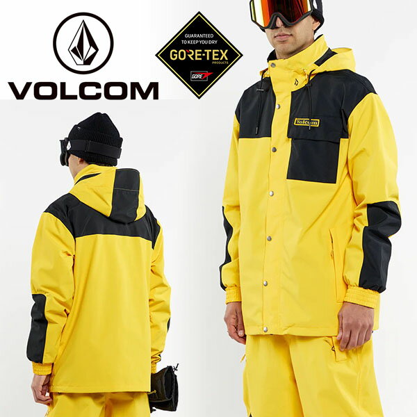 40%off 送料無料 スノーボードウェア VOLCOM ボルコム LONGO GORE-TEX JACKET メンズ ジャケット ゴアテックス スノボ スノーボード スノーボードウエア SNOWBOARD WEAR 2023-2024冬新作