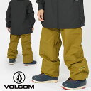 現品限り 40%off 送料無料 スノーボードウェア VOLCOM ボルコム ARTHUR PANT メンズ パンツ スノボ スノーボード スノーボードウエア ...