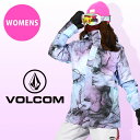 ラス1 Lサイズ のみ 40%off 送料無料 スノーボードウェア VOLCOM ボルコム WESTLAND INS JACKET レディース ジャケット フー...