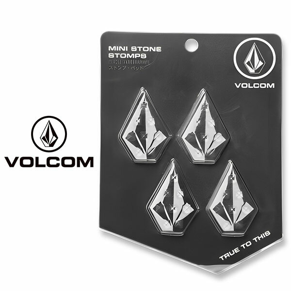 ゆうパケット対応可能！送料無料 VOLCOM ボルコム デッキパッド MINI STONE STOMPS 4個セット 滑り止め ストンプ ロゴ スノーボード スノボ ボード NN6752400 日本正規品 2023-2024冬新作 20%off