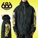 ラス1 Lサイズ のみ 送料無料 スノーボードウェア 686 SIX EIGHT SIX シックスエイトシックス RENEWAL INSULATED ANORAK メンズ アノラック ジャケット スノボ スノーボード アイアンメイデン M2W116新作 25%off