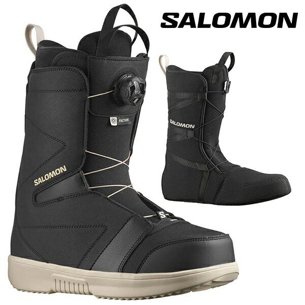 25.5cmのみ 送料無料 SALOMON サロモン スノーボード ブーツ ボア システム FACTION BOA ファンクション ボア メンズ スノボ ブーツ 2023-2024冬新作 25%off