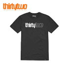   TVc ThirtyTwo 32 T[eB[c[ Y DOUBLE TEE ST t-shirts ubN  Y Xm[{[h Xm{ am j T[eB[ gD[ 2023-2024~V 10%off