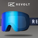 送料無料 スノーゴーグル REVOLT リボルト FRAMELESS 2 フレームレス 調光 Photochromic フォトクロミック レンズ ユニセックス ...