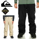 30%off 送料無料 スノーウェア QUIKSILVER クイックシルバー メンズ MISSION GORE-TEX PANTS パンツ ボトムス ゴアテック...