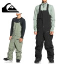 30%off 送料無料 スノーウェア QUIKSILVER クイックシルバー メンズ UTILITY BIB PANTS ビブ パンツ ボトムス スノボ スノー...