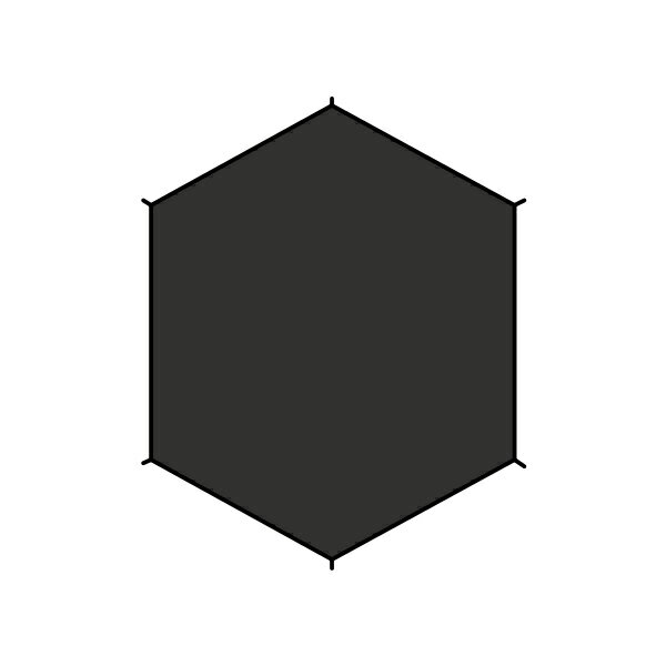 フェールラーベン　FJALLRAVEN　Dome 3 Footprint　Abisko Dome 3　グランドシート　Keb Dome 3
