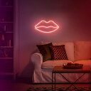 【送料無料 フックつき】LED 雰囲気ライト 唇 唇ライト 電池式 USB式 照明 電飾 部屋飾り 誕生日 イルミネーション 飾り パーティー プレゼント おし...