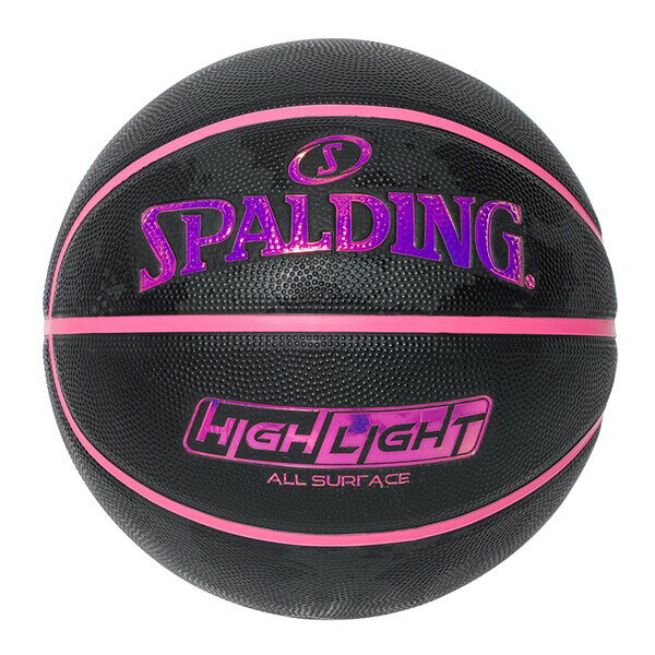 スポルディング ハイライト ピンク ラバー 5号 85-159J 送料無料 SPALDING