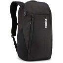 スーリー THULE アクセント バックパック 20L [カラー：ブラック] [サイズ：26.0×23.0×45.0cm(20L)] #3204812 【あす楽 送料無料】【スポーツ・アウトドア アウトドア バッグ】【Accent Backpack 20L Black】