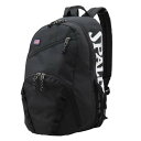 スポルディング ハーフデイ バックパック(ボール収納可) ブラック 27×49×26cm(35L) #50-003BK 送料込み(沖縄・離島を除く) Half Day SPALDING(4)