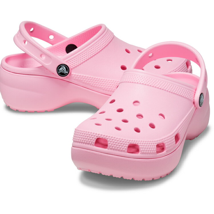 クロックス CROCS クラシック プラットフォーム クロッグ ウィメン [サイズ：W6(22.0cm)] [カラー：フラミンゴ] #206750-6S0 【あす楽 送料込み(沖縄・離島を除く)】【スポーツ・アウトドア アウトドア シューズ】