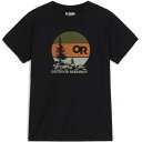 アウトドアリサーチ メンズ サンセットロゴ Tシャツ L(007) ブラック #19845829-001 送料込み(沖縄・離島を除く) OUTDOOR RESE...