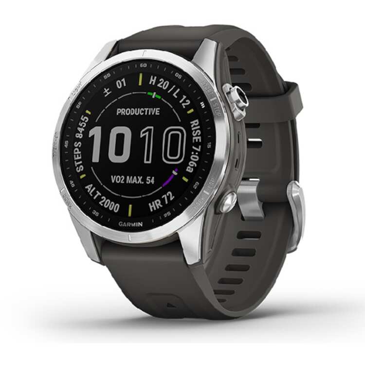 ߥ GARMIN ե˥å7S ܸ [顼Сߥե] #010-02539-04 ڤ ̵ۡڥݡġȥɥ ȥɥ ̩ۡfenix 7S Silver / Graphite