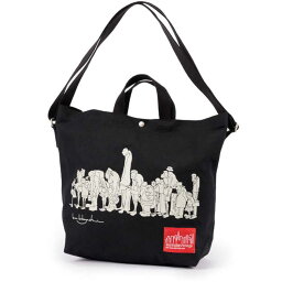 マンハッタンポーテージ MANHATTAN PORTAGE フォート ワドワース ショルダー バッグ M キャンバスアート 2022 [カラー：ブラック] [サイズ：W41/27.5×H34×15cm] #MP1491CVLART22-1000 【あす楽 送料無料】【スポーツ・アウトドア アウトドア バッグ】