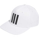 アディダス メンズ ツアー スリーストライプス キャップ OSFX(57-60cm) ホワイト #ENI99-HT3335 ADIDAS